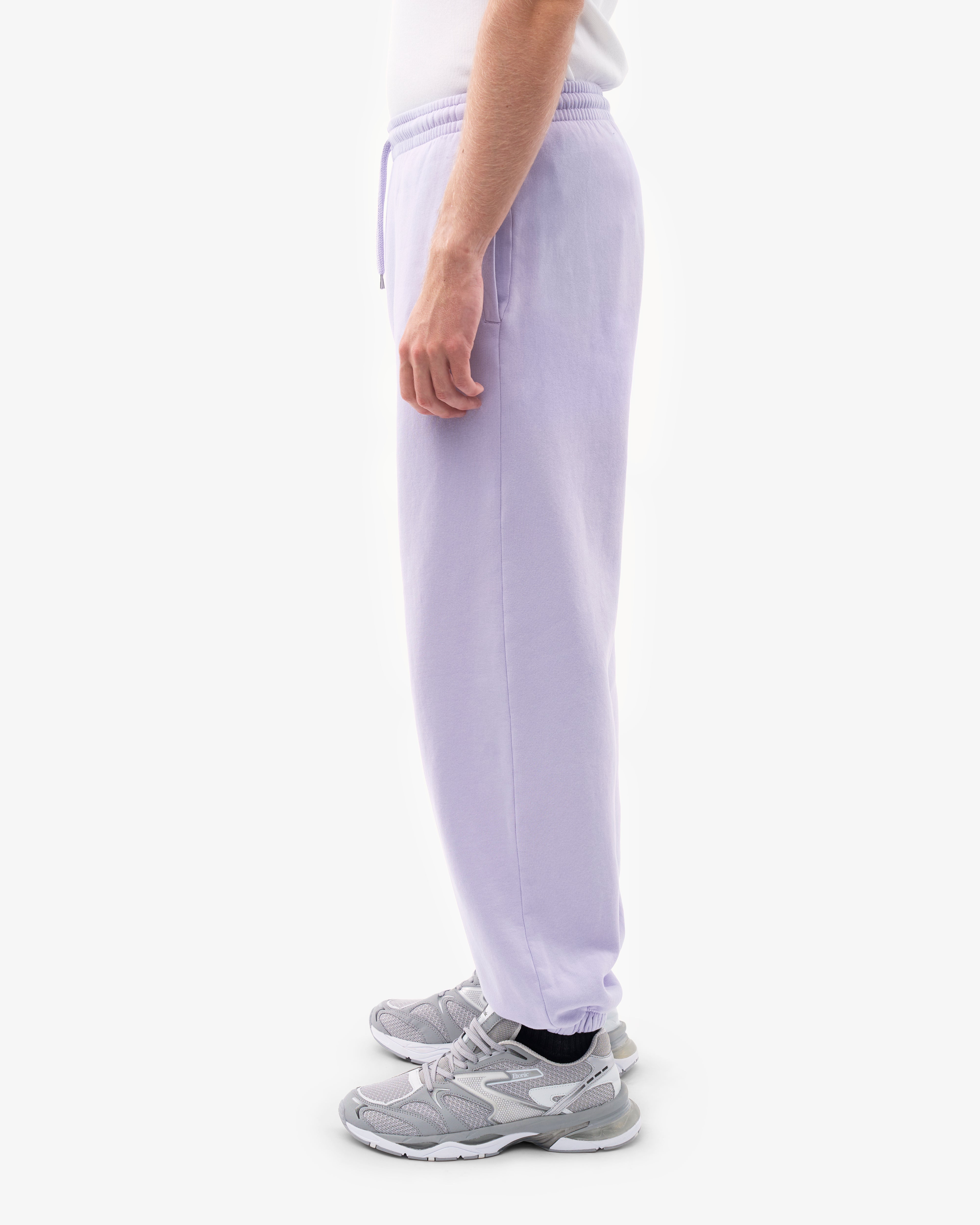 Organic Relaxed Sweatpants for Women - Soft Lavender Cotton Joggers | Lounge, Yoga & Home Comfort Wear