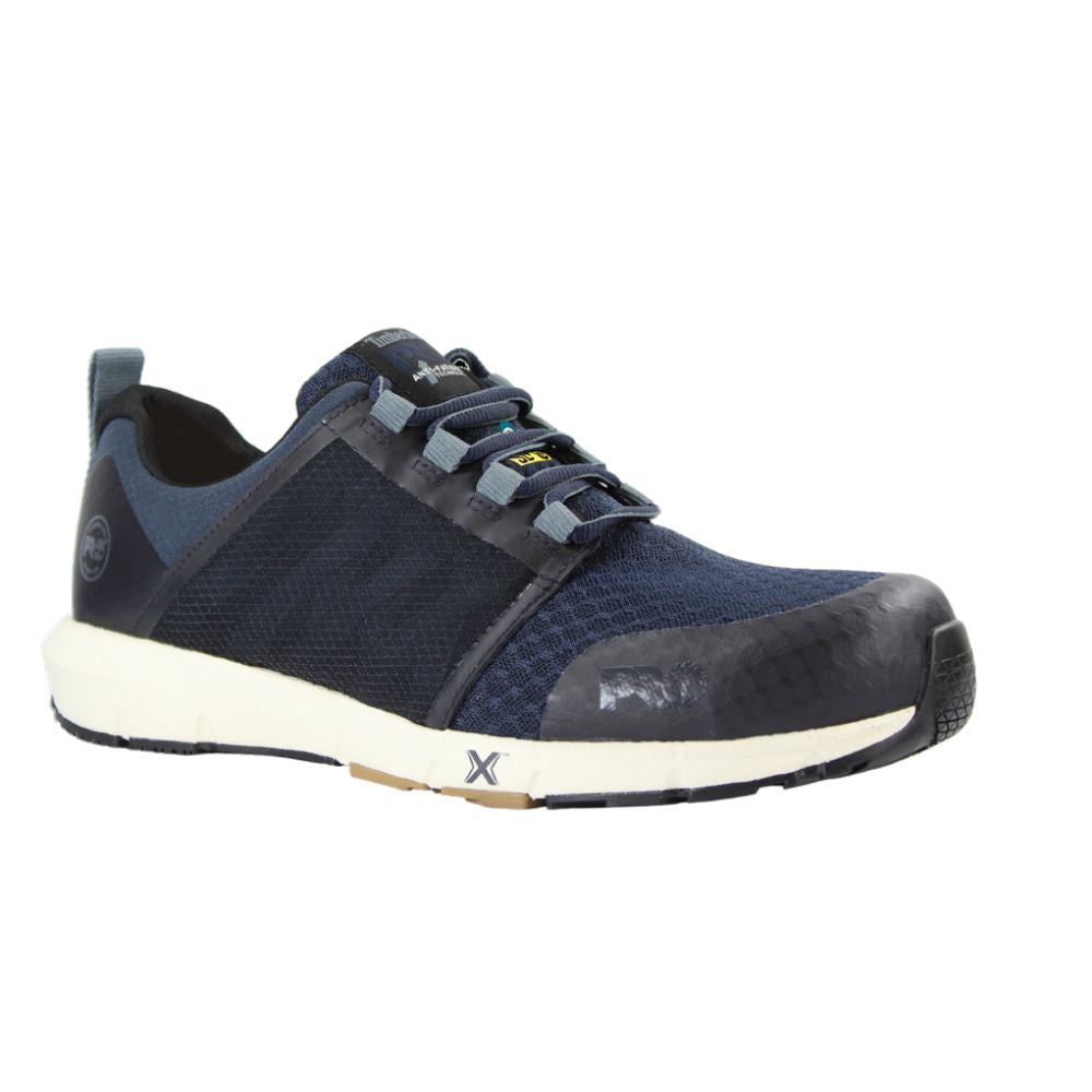 Timberland PRO Radius SD Unisex Composite Toe Work Shoes - Safety Toe, Slip Resistant, Comfortable for Construction & Warehouse - Navy Blue (TB0A5X6K484) | Perfect for Industrial Work, Outdoor Labor & Heavy Duty Jobs