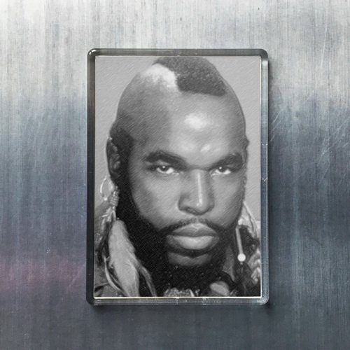 Original Mr. T Fridge Magnet - Collectible Artwork for Refrigerators, Lockers & Metal Surfaces | Perfect for Home, Office & Gifts #js001