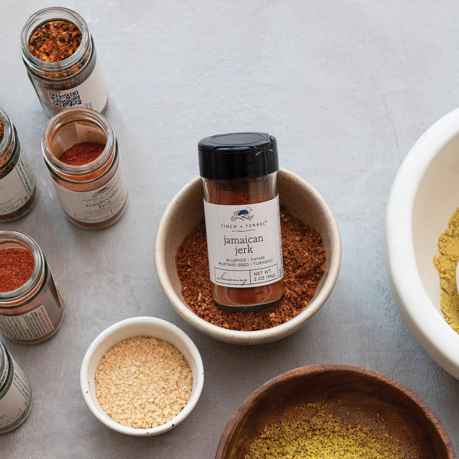 Authentic Jamaican Jerk Seasoning - Premium Caribbean Spice Blend for Grilling, BBQ & Jerk Chicken - Perfect for Marinades, Rubs & Flavorful Home Cooking
