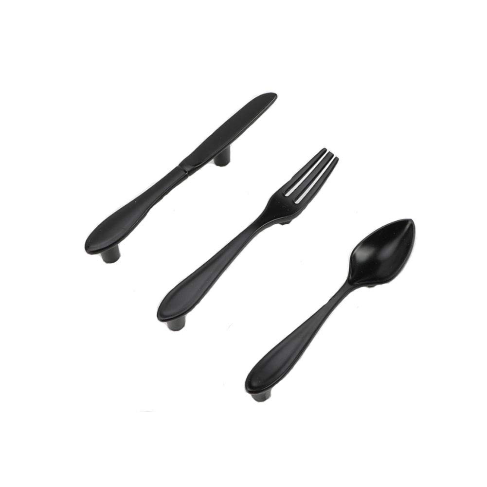 Creative Zinc Alloy Cabinet Knobs - Black Kitchen Drawer Pull Handles for Cupboard, Closet & Furniture | Durable & Stylish Cabinet Hardware for Home Renovation & DIY Projects