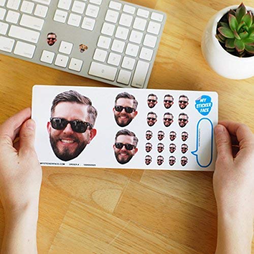 Custom Photo Stickers & Pet Face Stickers - Personalized Dog & Cat Stickers Sampler Sheet | Perfect for Pet Lovers, Scrapbooking, DIY Crafts & Gift Giving