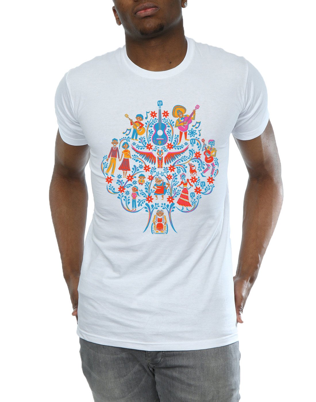 Disney Coco Inspired Men's T-Shirt - Official Licensed Graphic Tee for Fans | Casual Wear, Cosplay, and Disney Theme Parties