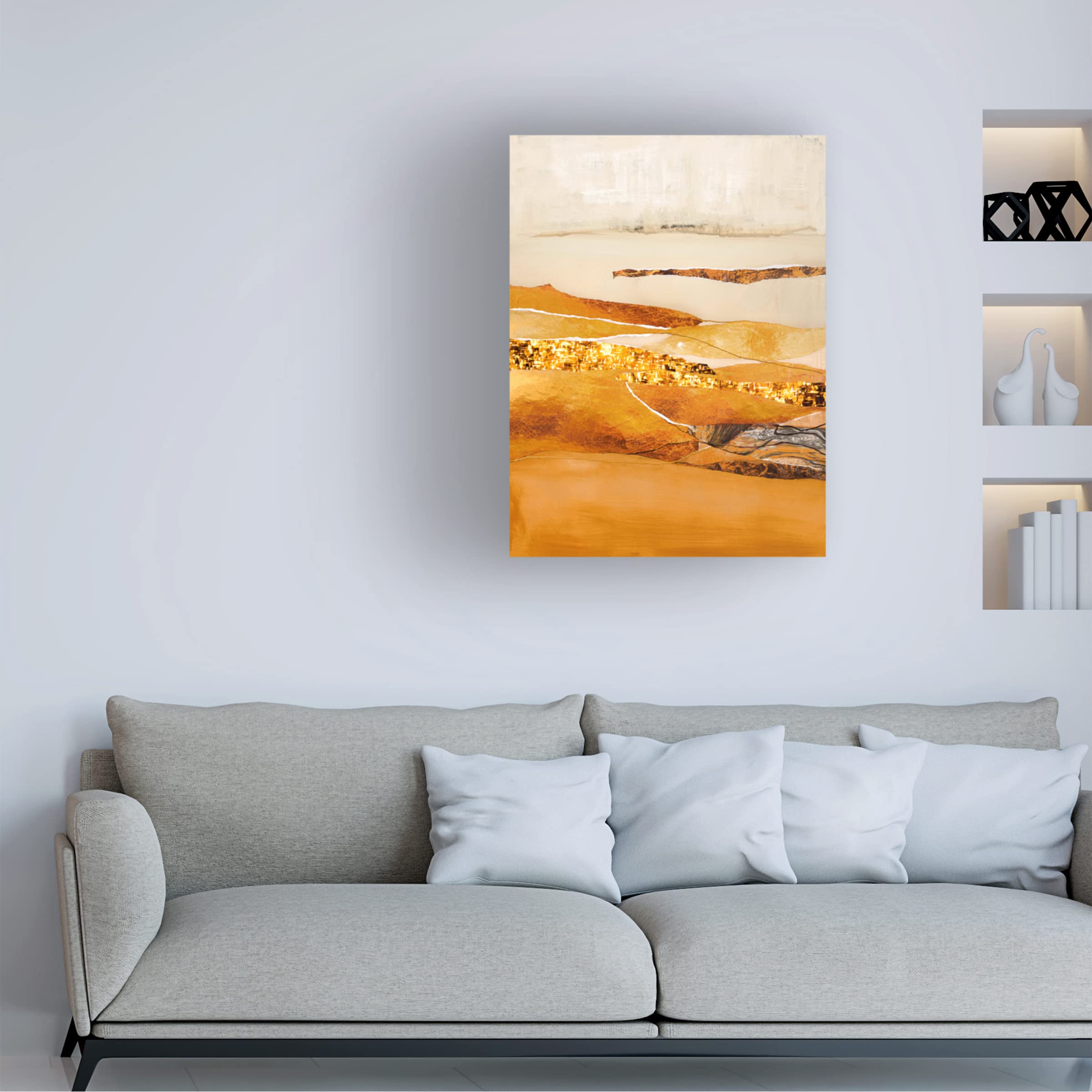 Trademark Fine Art 'Element Fire' Canvas Wall Art by Design Fabrikken - Modern Home Decor for Living Room, Bedroom & Office