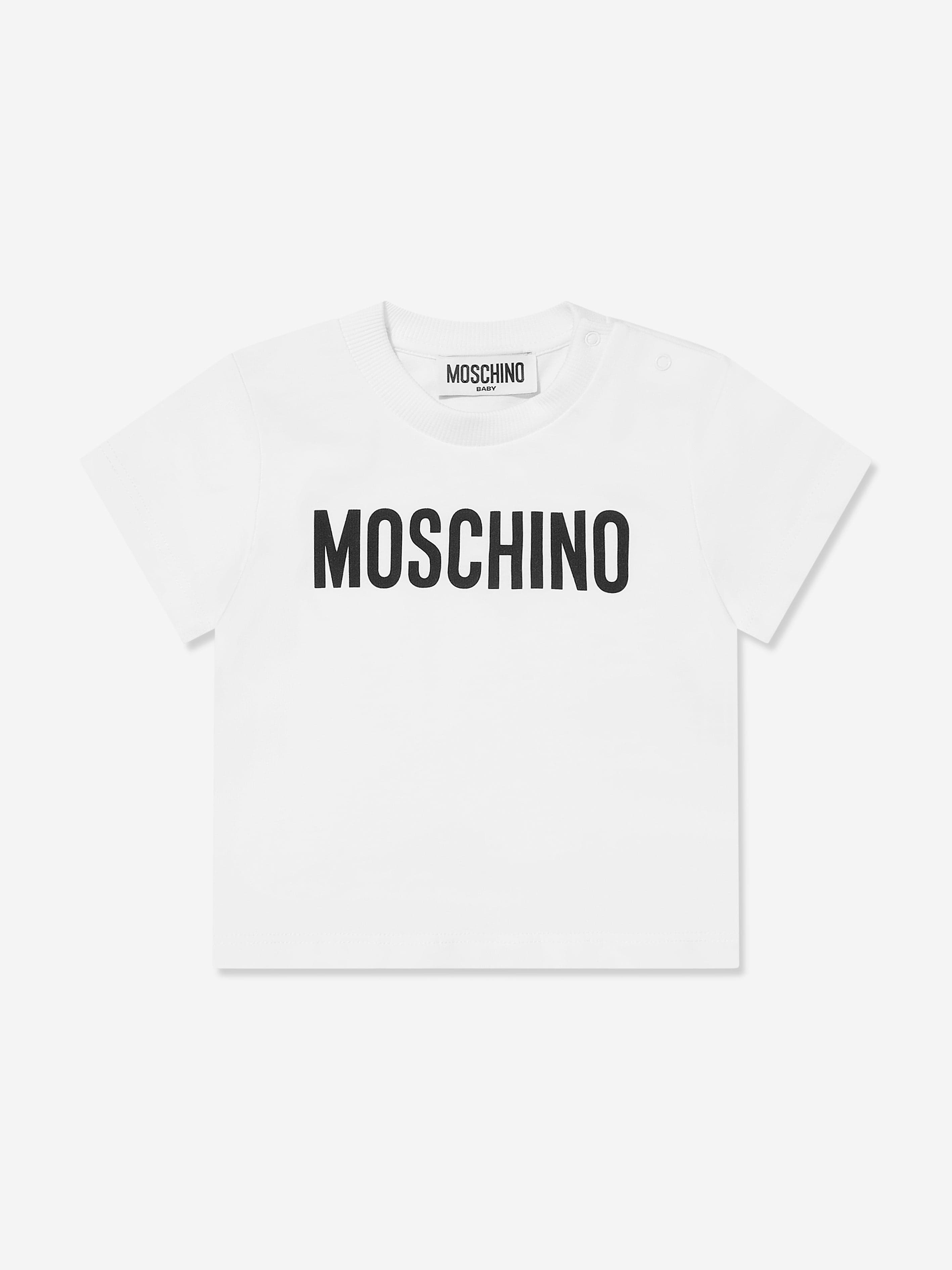 Baby Logo T-Shirt in White - Soft Cotton Comfort for Infants & Toddlers - Perfect for Playtime, Family Photos & Everyday Outfits