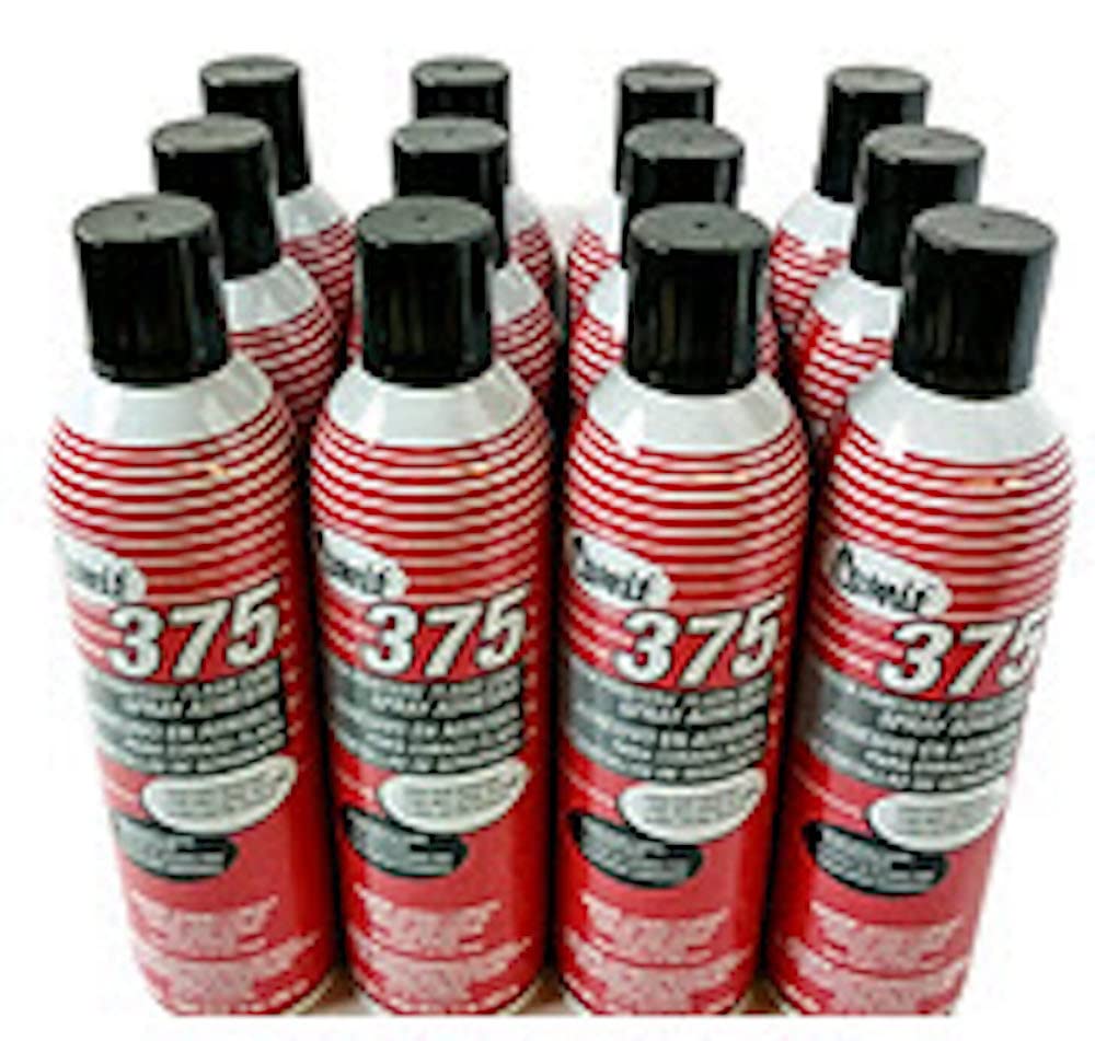 Camie Screen Printers Flash Cure Spray Adhesive - 12 Pack (20 oz Cans) - Red - Perfect for Screen Printing, T-Shirt Transfers & Heat Press Applications