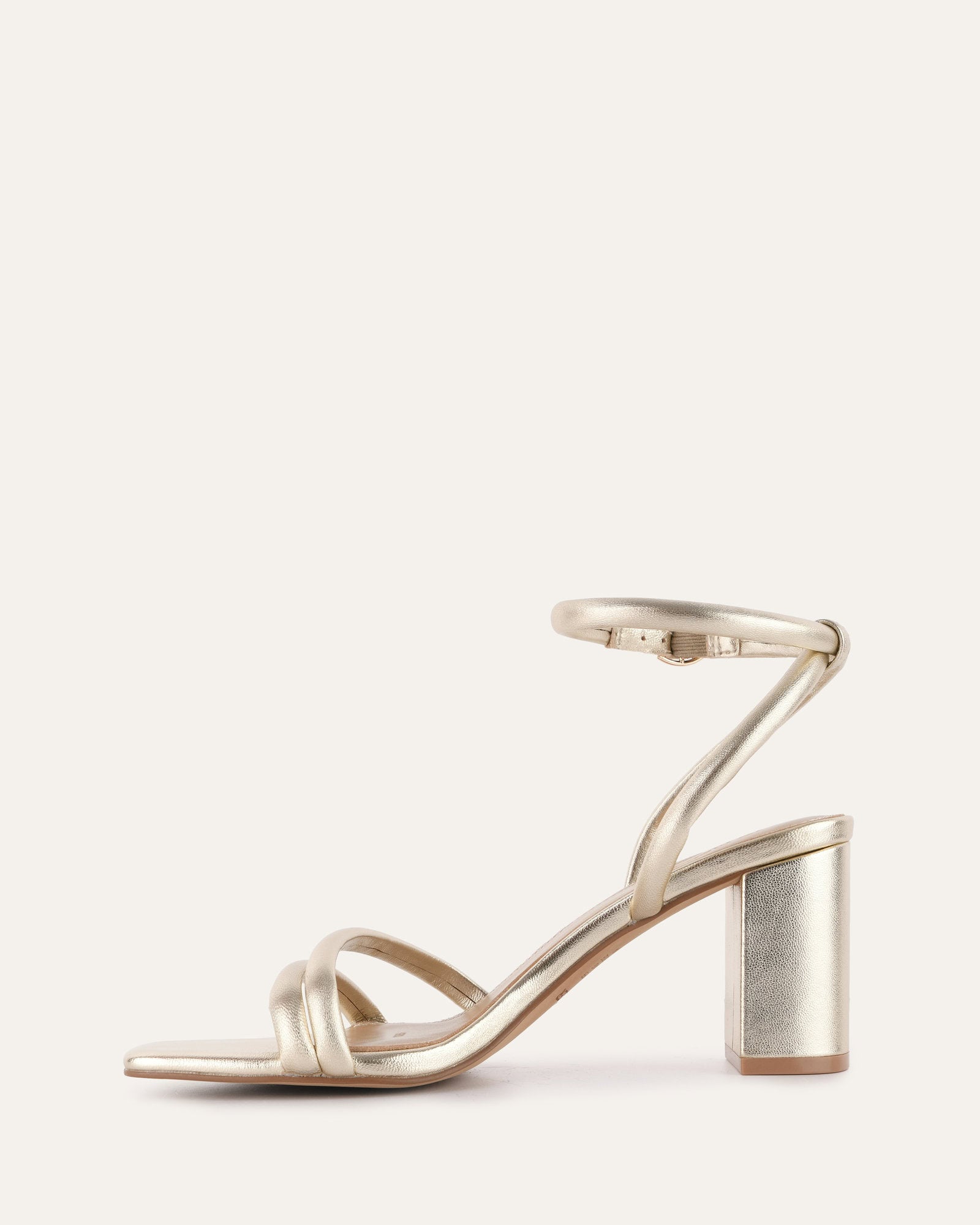 Nino High Heel Sandals for Women - Soft Gold Leather Strappy Summer Dress Shoes | Perfect for Weddings, Parties & Beach Vacations