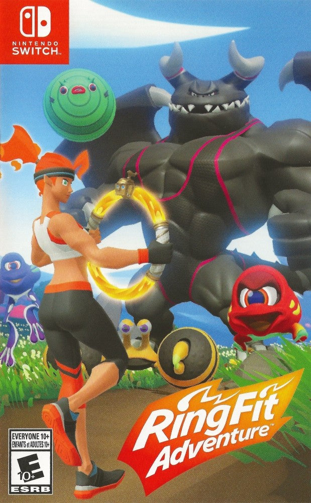 Ring Fit Adventure - Nintendo Switch Game Only - Fun Home Fitness & Workout for All Ages - Perfect for Indoor Exercise & Family Fitness