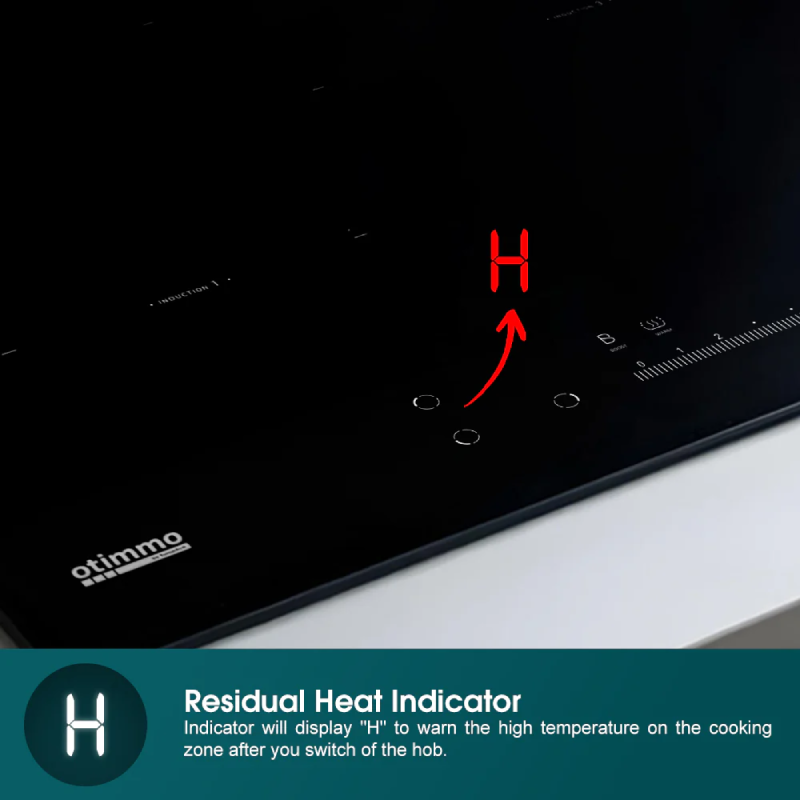 EuropAce EIH7302E 7 Series 30cm Built-in Induction Cooktop - Fast Heating, Energy Efficient, Touch Control for Modern Kitchens