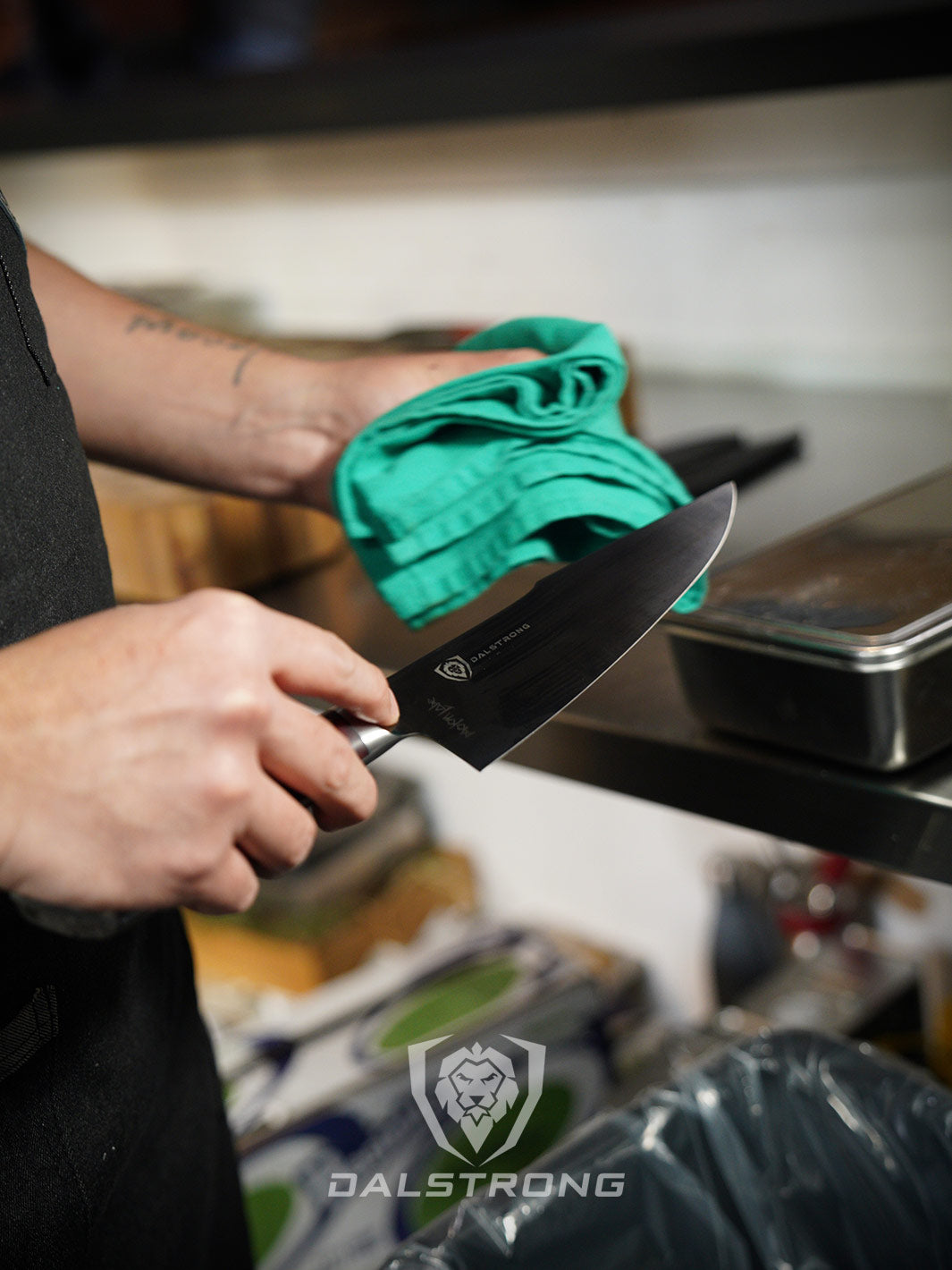 Premium 8-Inch Chef's Knife - Spartan Ghost Series by Dalstrong | High-Carbon German Steel | Razor Sharp Blade for Professional Cooking, Meat Cutting & Vegetable Chopping | Perfect for Home Chefs & Culinary Enthusiasts