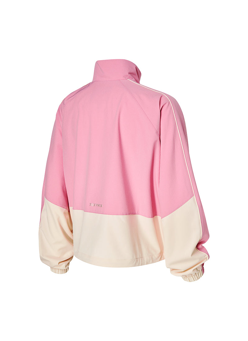 Stylish Color Block Windbreaker Jacket for Men & Women - Lightweight, Water-Resistant Outdoor Coat for Running, Hiking & Travel