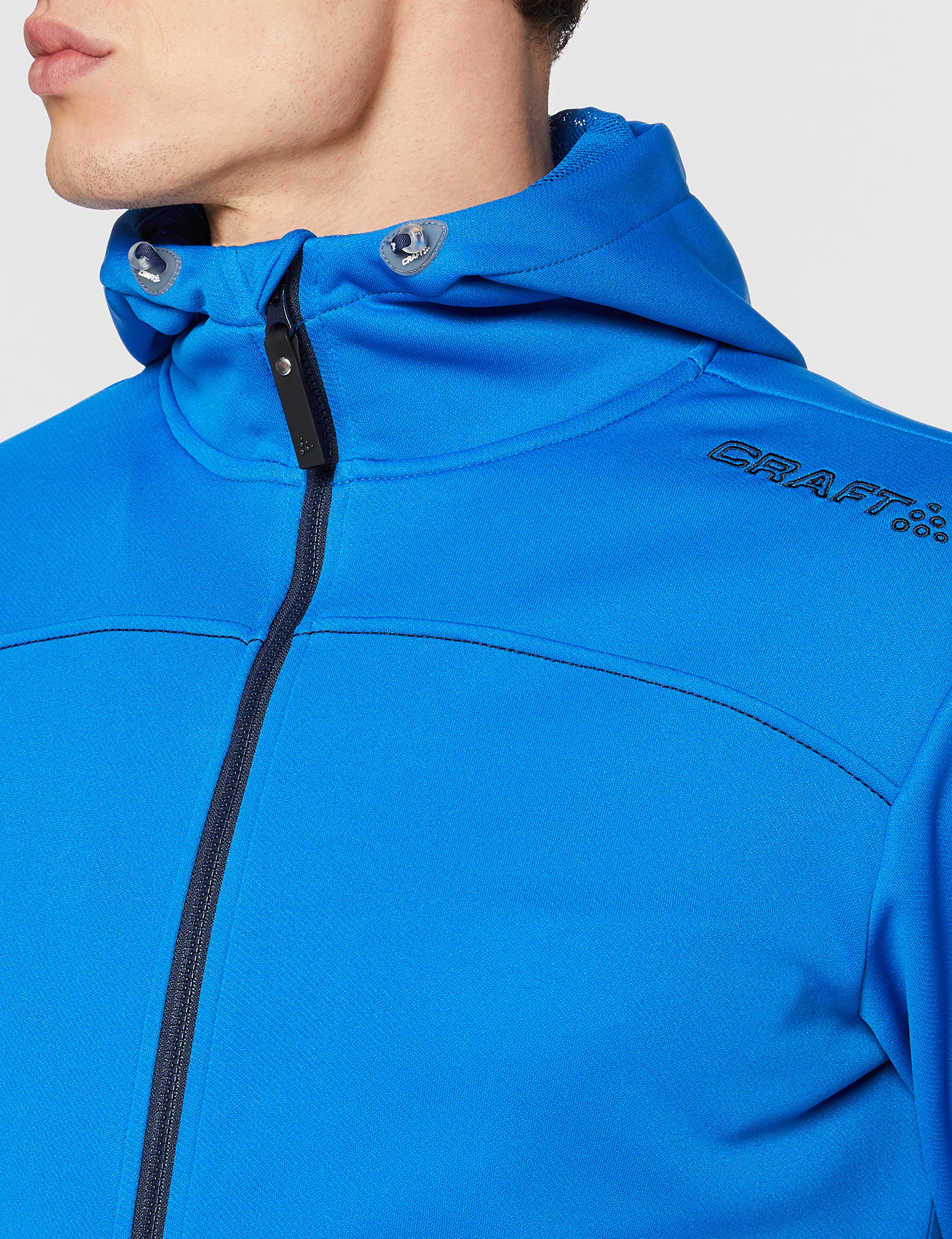Craft Leisure Full-Zip Men's Hoodie Sweatshirt - Soft & Comfortable Pullover for Casual Wear, Outdoor Activities & Gym Workouts