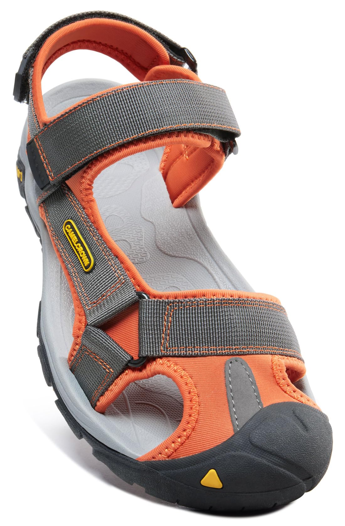 CAMEL CROWN Men's Waterproof Hiking Sandals - Closed Toe Quick-Dry Sport Sandals for Outdoor, Beach, Boating & Water Activities - Lightweight Comfortable Walking Shoes for Summer Adventures