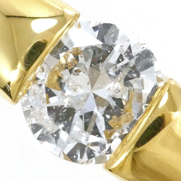 18K Yellow Gold Diamond Ring for Women - Elegant Solitaire Engagement & Wedding Band - Perfect for Proposals, Anniversaries, and Special Occasions