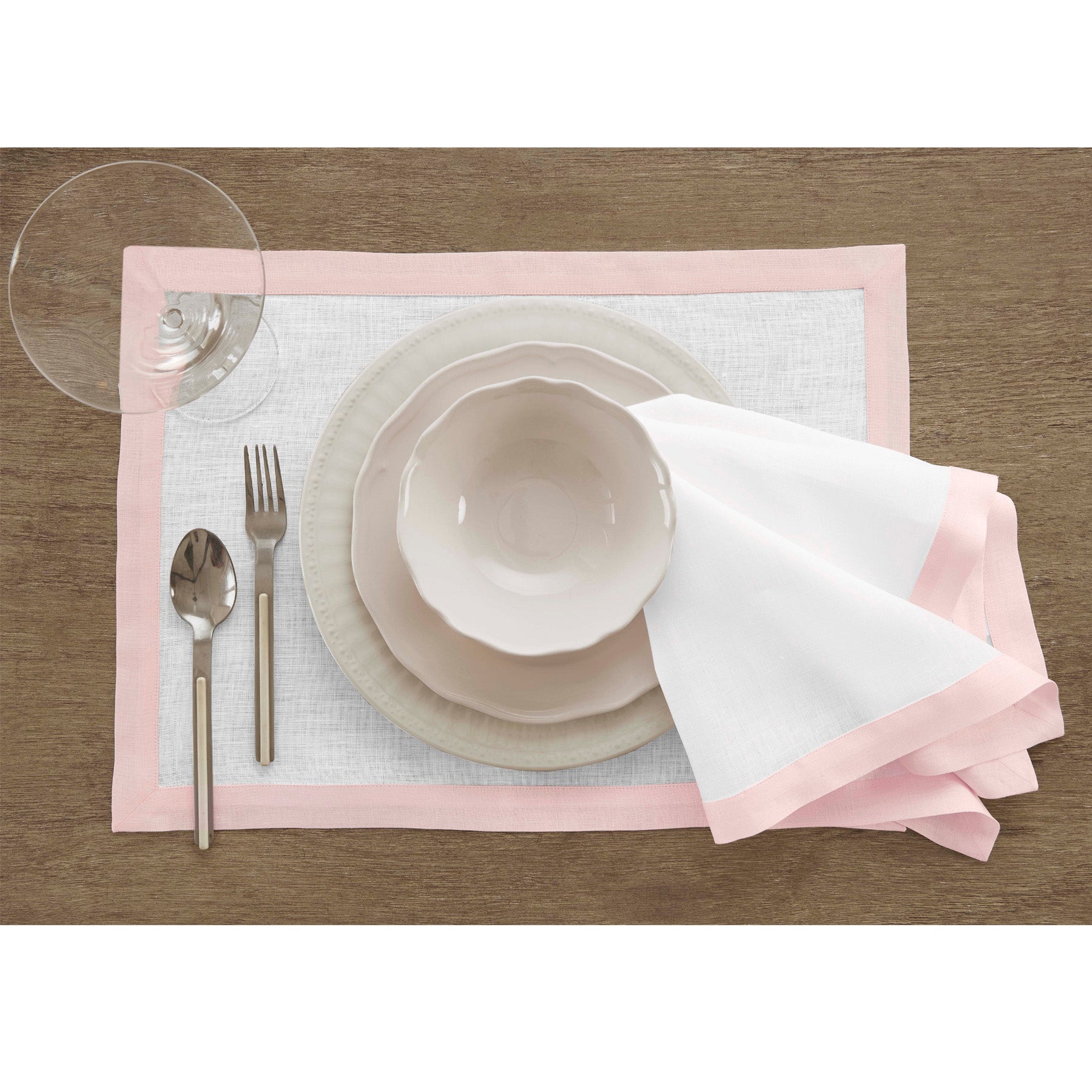 Premium Classic Cotton Placemats Set of 4 - Elegant Table Decor for Dining Room, Kitchen & Holiday Gatherings