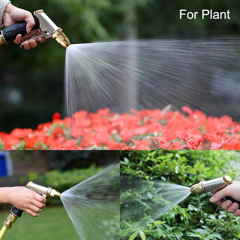 FANHAO Heavy Duty Garden Hose Nozzle & Tool Set - High Pressure Spray Nozzle with Ergonomic Grip for Watering, Washing Cars & Outdoor Cleaning