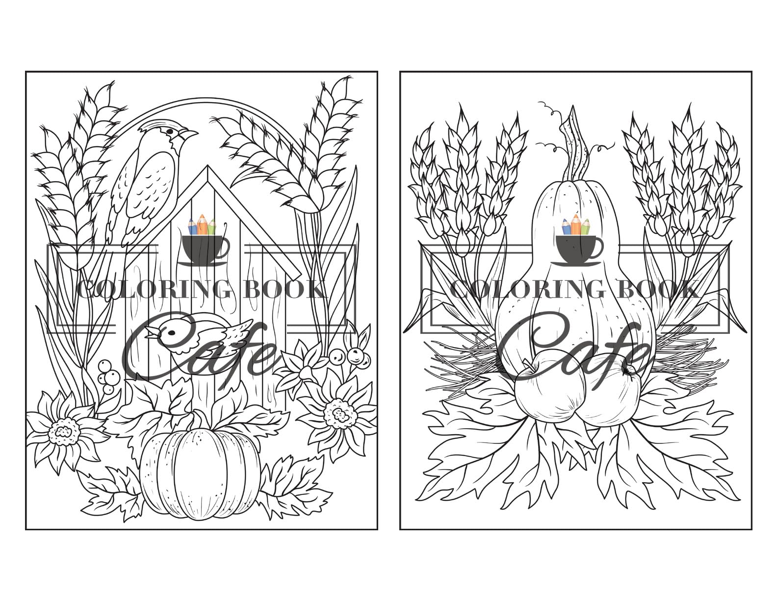 Easy Autumn: Adult Coloring Book with 50 Fun & Relaxing Fall Designs | Stress Relief & Mindfulness Activity for Adults | Perfect for Thanksgiving, Halloween & Seasonal Relaxation