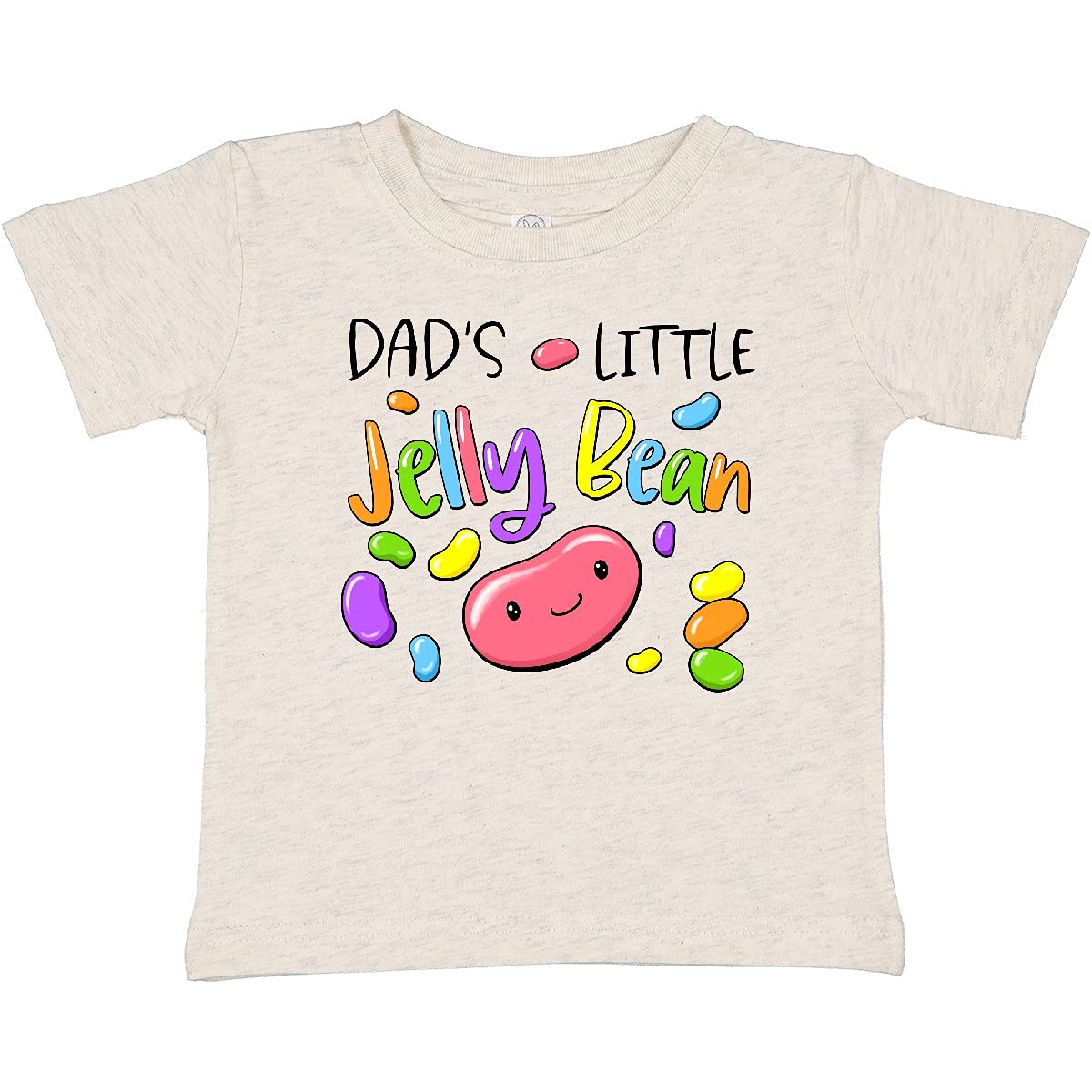 Inktastic Dad's Little Jellybean Cute Easter Candy Baby T-Shirt - Soft Cotton Easter Outfit for Toddlers & Infants - Perfect for Easter Photos, Family Gatherings & Holiday Celebrations
