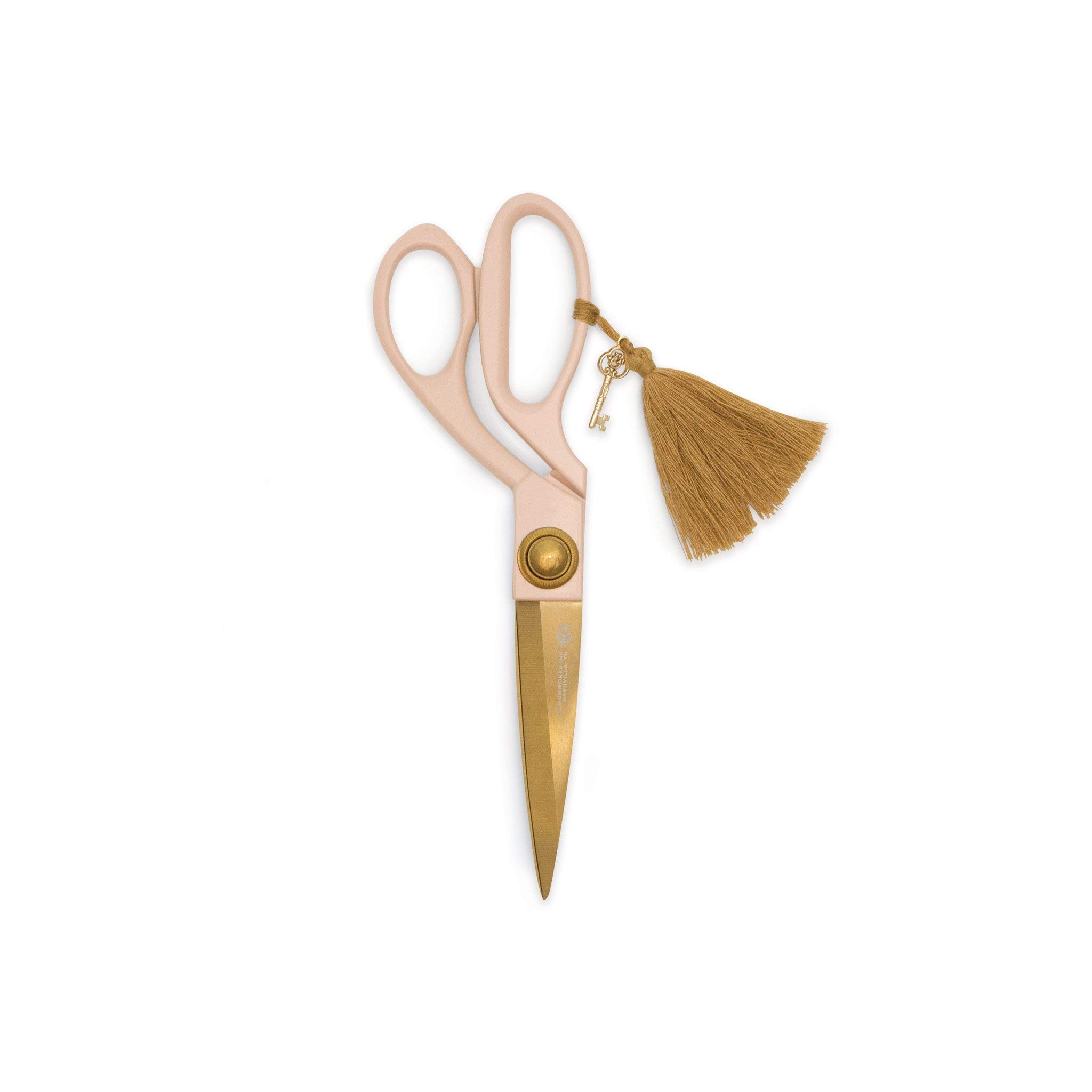 Stylish Pink Gold Scissors for Paper Fabric Crafting - Home Office School Use