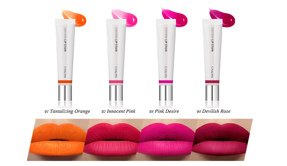 Cailyn Cosmetics Cocoon Long-Lasting Lip Stain - Hydrating Matte Liquid Lipstick for All-Day Wear | Perfect for Work, Date Night & Special Occasions