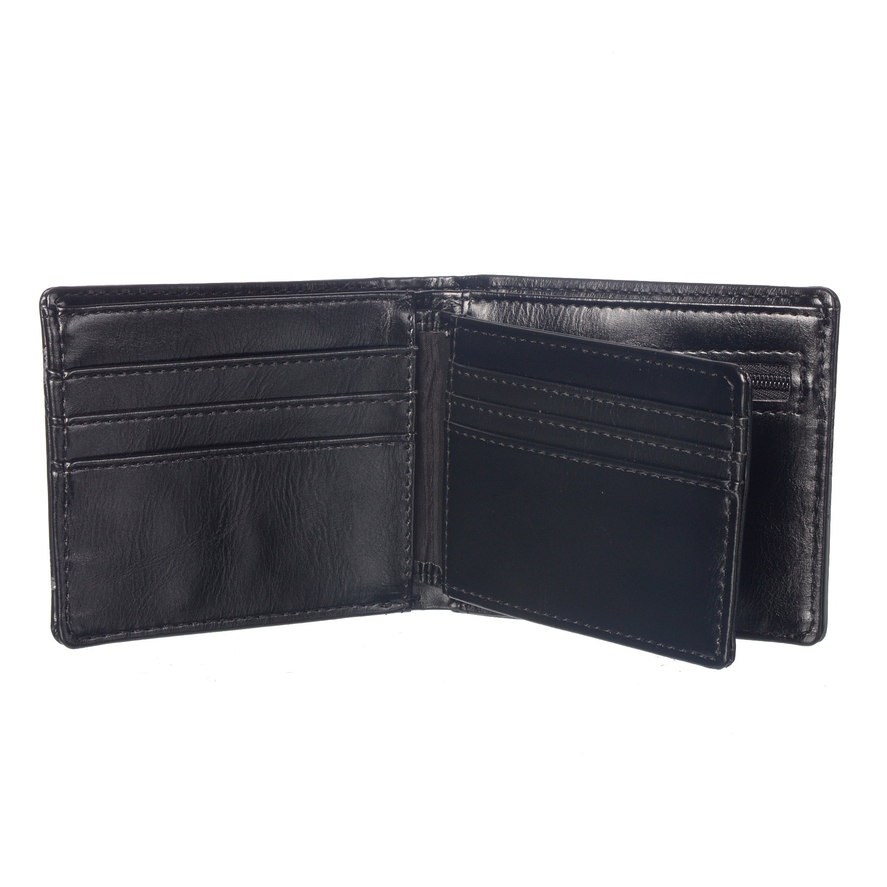 Shag Wear Electric Guitars Wallet for Men & Teens - Vegan Faux Leather Bifold Wallet (4.5