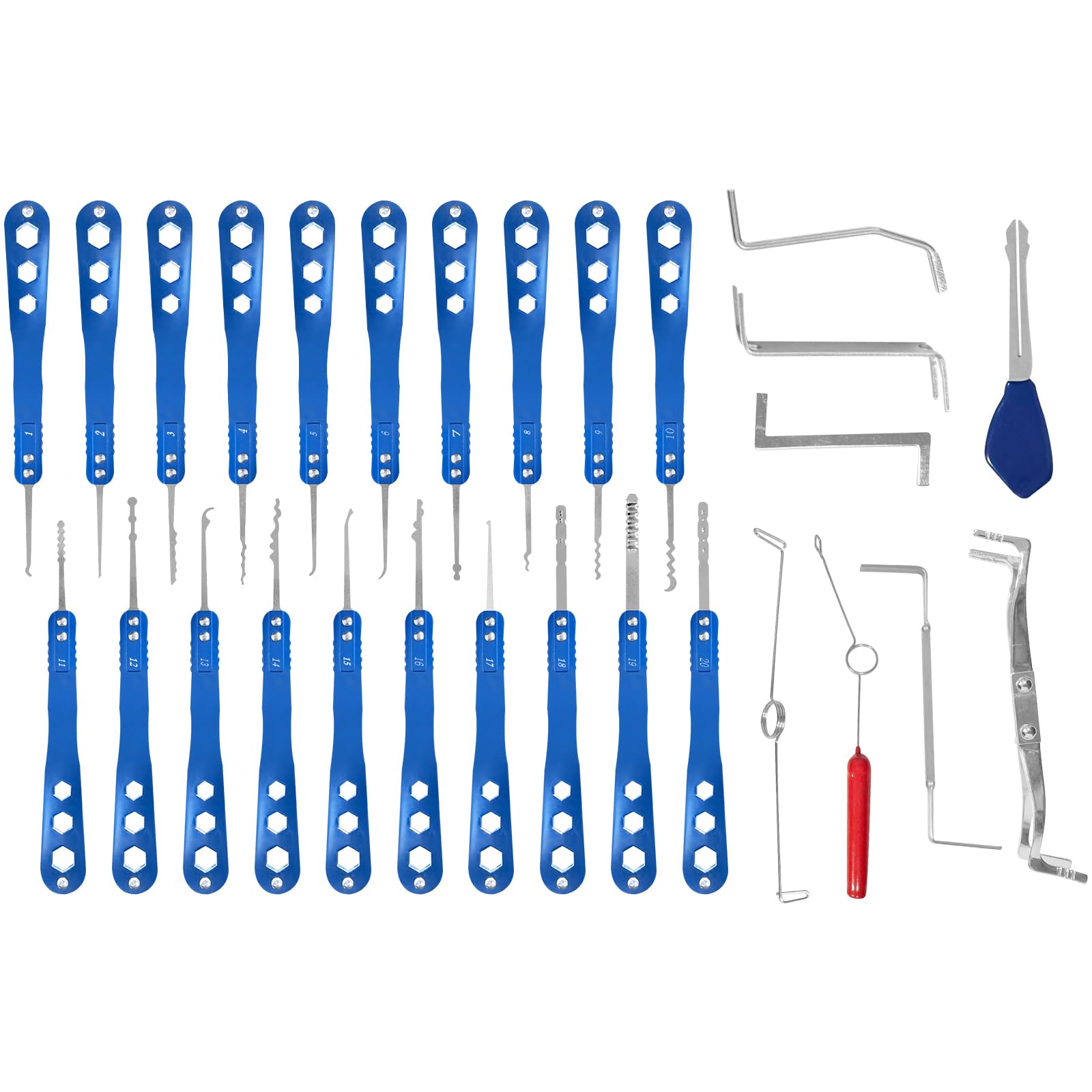 29Pcs Lock Picking Kit - Professional Pin Removal Tools for Automotive & Home Use