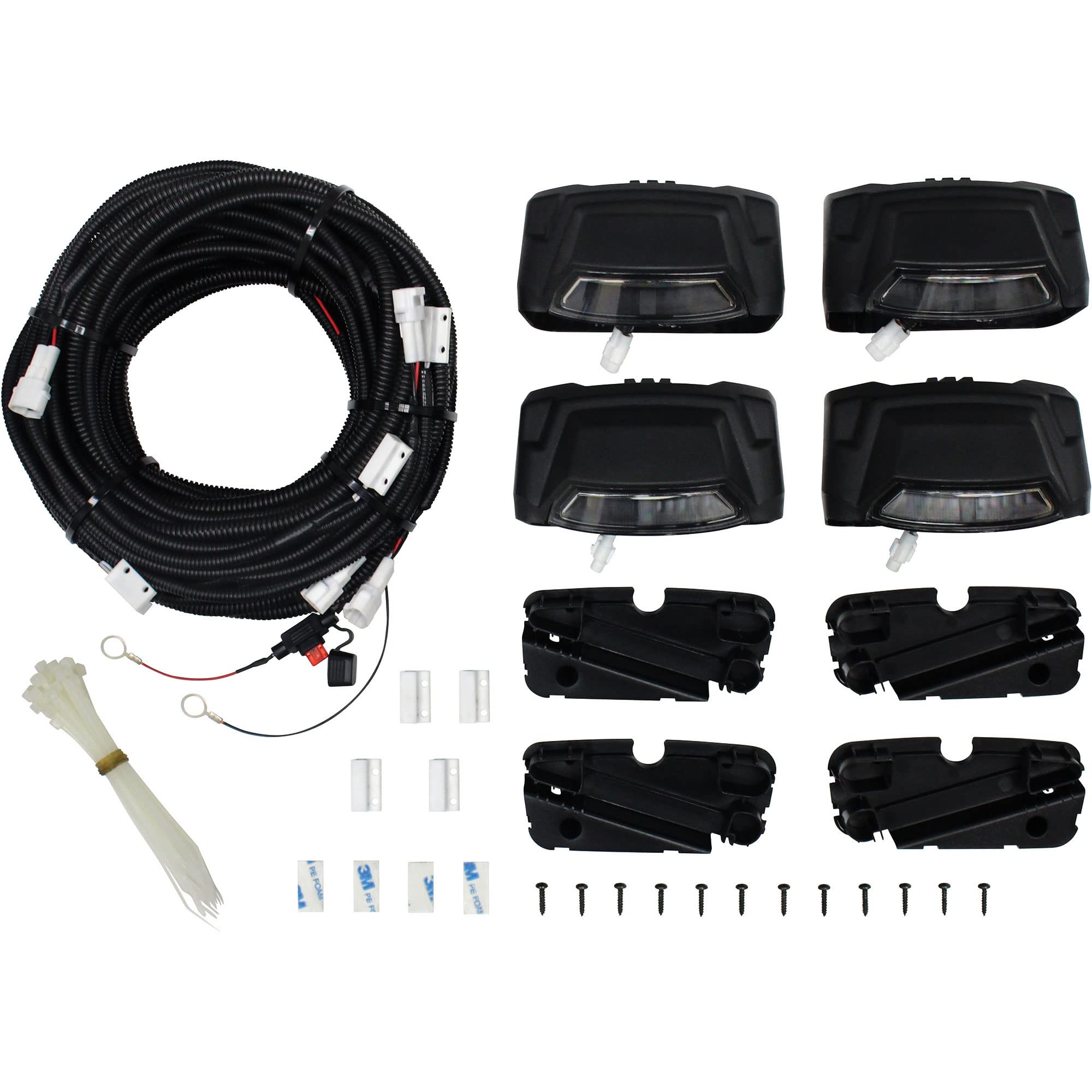 Westin 28-51003 R5 LED Light Kit with Integrated LED End Caps & Wiring Harness - Off-Road, Truck, Jeep Lighting Upgrade for Night Driving & Adventure
