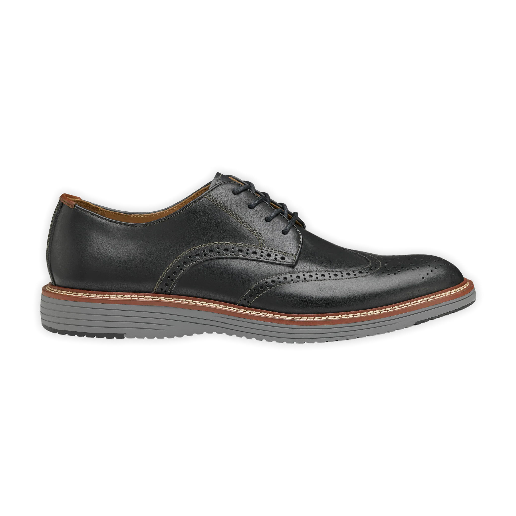 Men's Upton Wingtip Dress Shoes - Classic Oxford Brogue Style for Business & Formal Occasions | Comfortable Leather Dress Shoes for Weddings, Office & Special Events