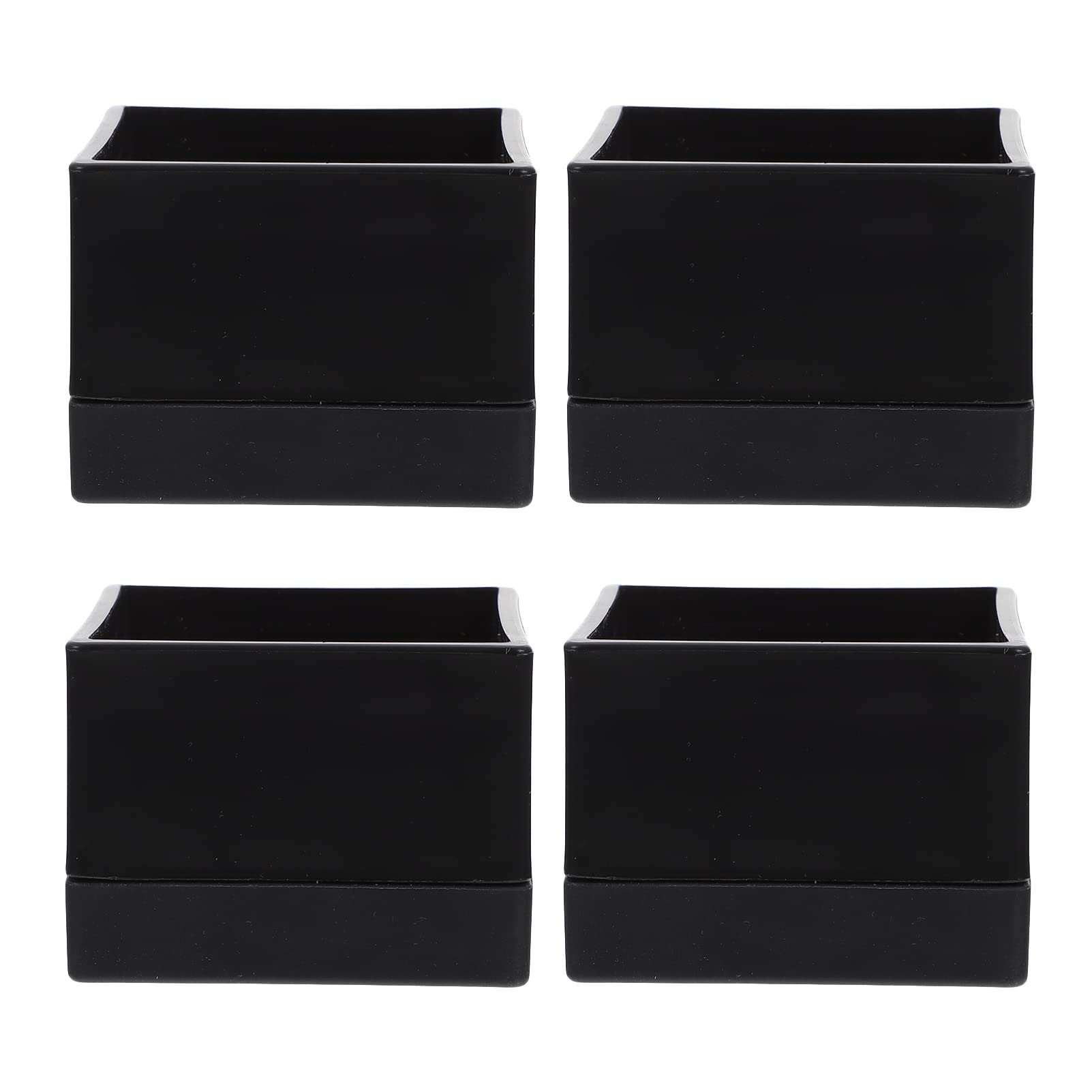 Non-Slip Furniture Pads - 4 Pack Self-Adhesive Rubber Feet Protectors for Chairs, Tables & Sofas - Heavy Duty Floor Grippers & Risers for Hardwood & Tile Floors - Prevent Scratches & Noise