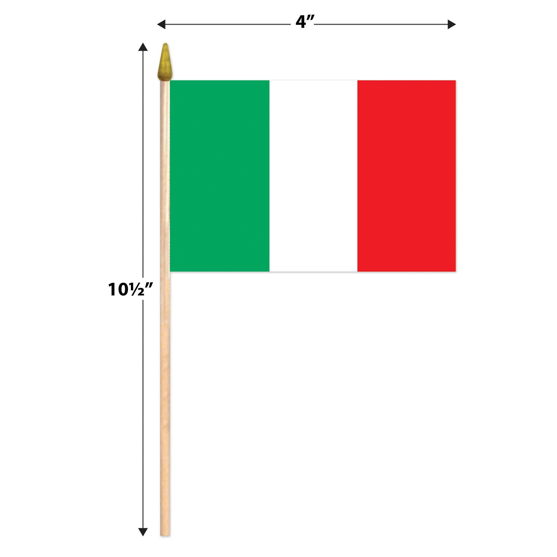 12 Pack Beistle Italian Flag Fabric Decorations - Perfect for Italian Themed Parties, Festivals & Home Decor