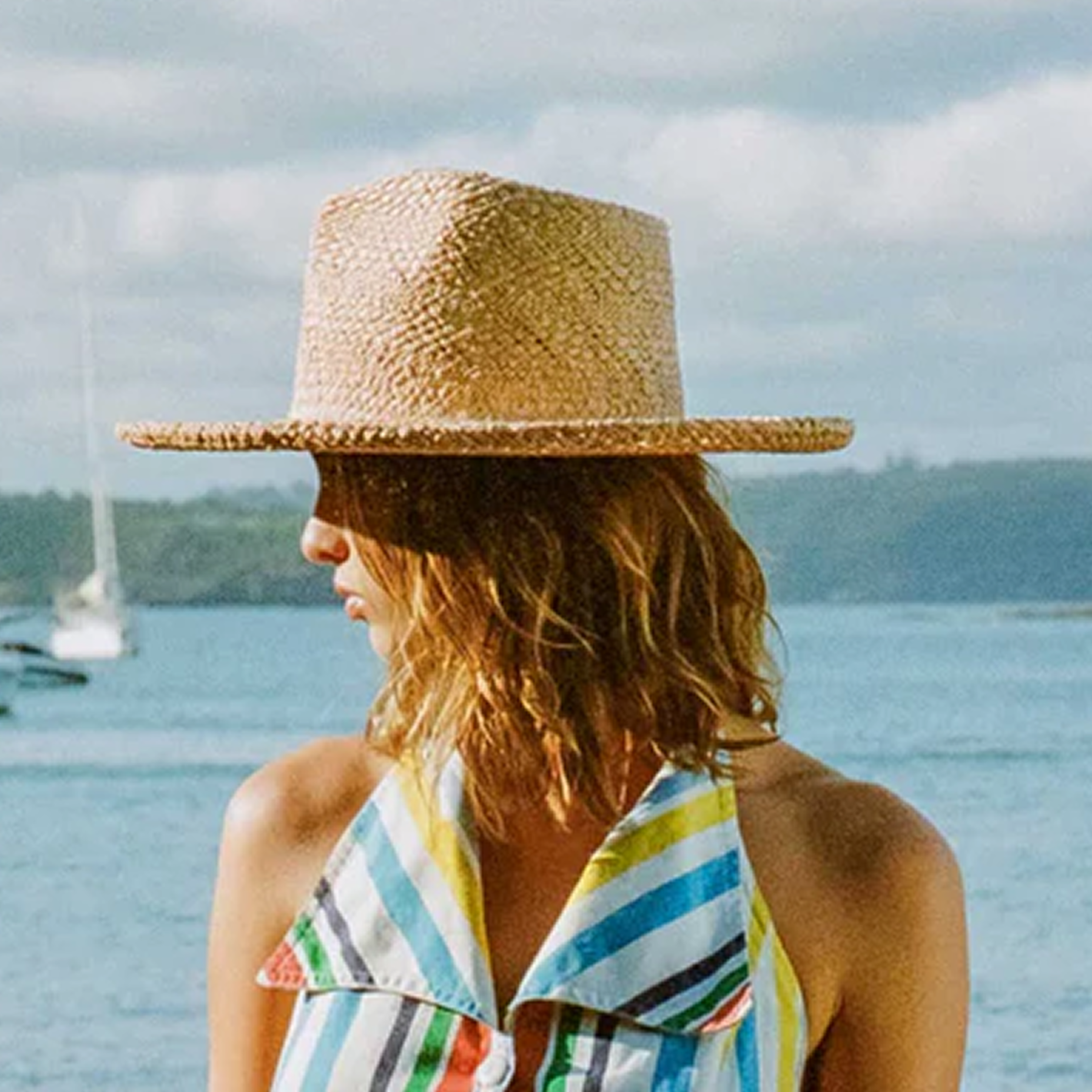 Lack of Color Women's Breeze Fedora Hat - Stylish Summer Wide Brim Sun Hat for Beach, Travel & Outdoor Activities