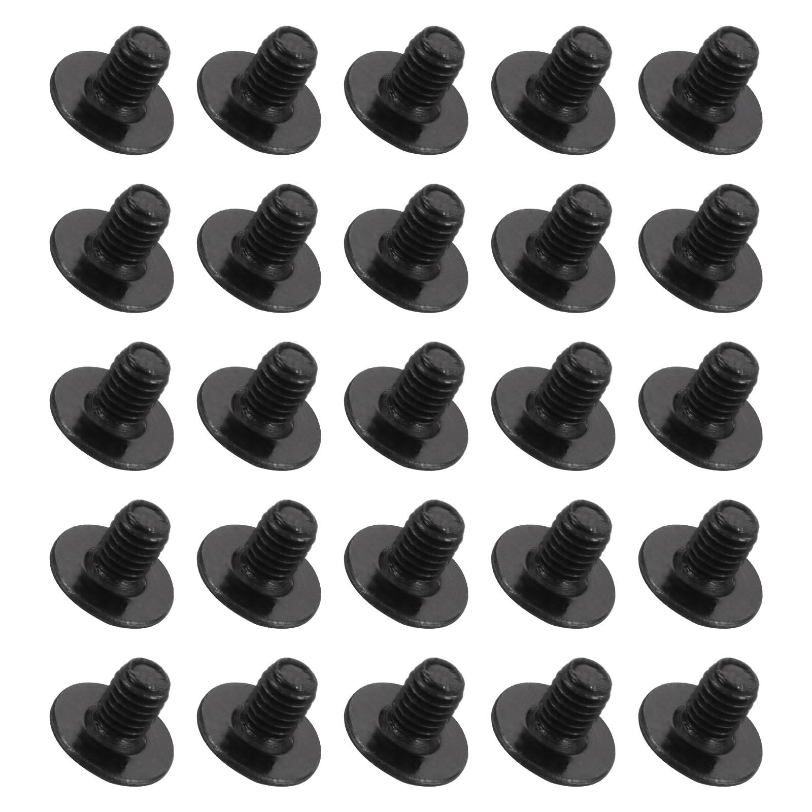 500pcs M3 x 5mm Black Computer Motherboard Screws - PC Case Fasteners for Laptop, SSD, Hard Drive Repair & Replacement | Ideal for DIY Computer Builds & Tech Maintenance