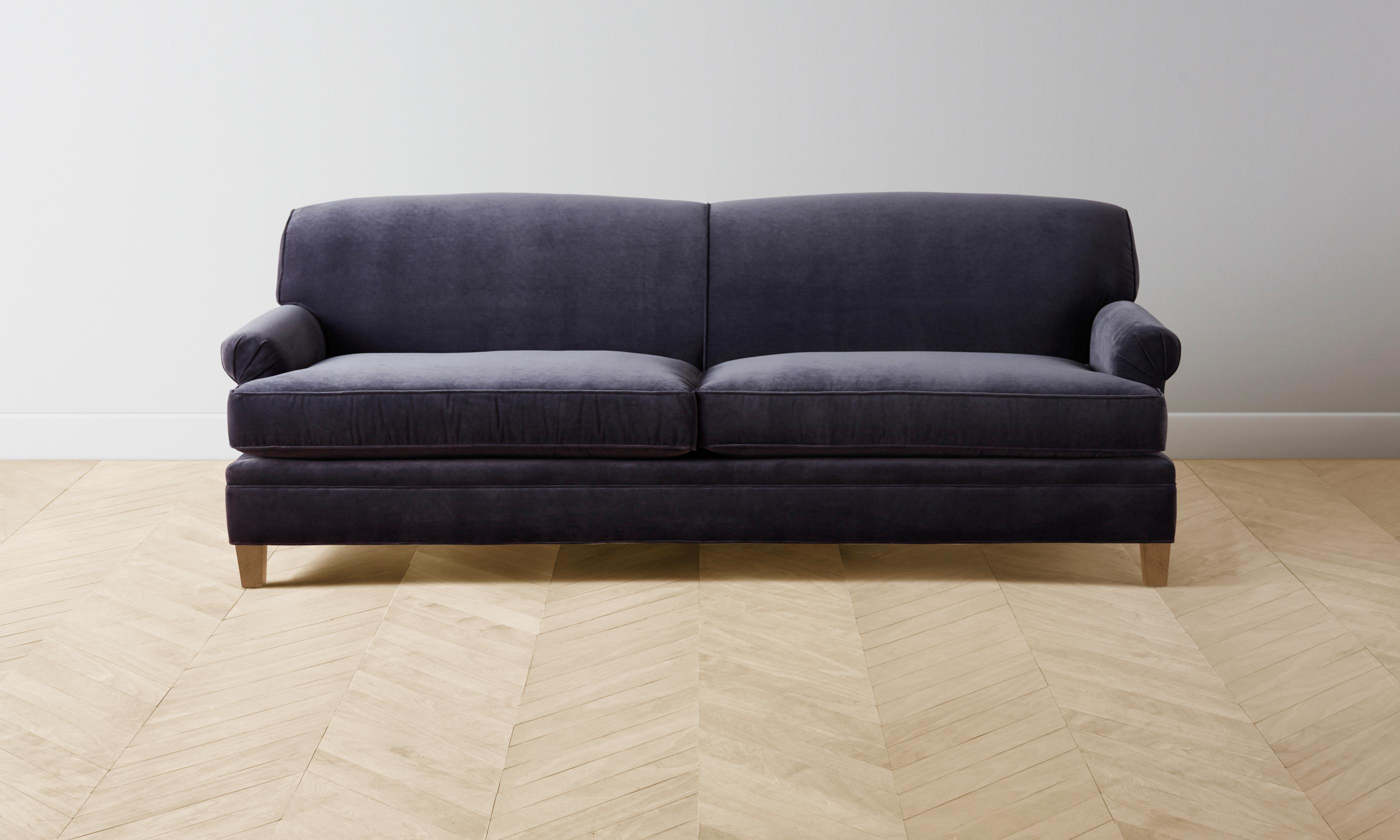 Carmine Sofa - Luxurious Performance Velvet Flannel Upholstery for Living Room & Lounge - Perfect for Modern Homes & Cozy Spaces