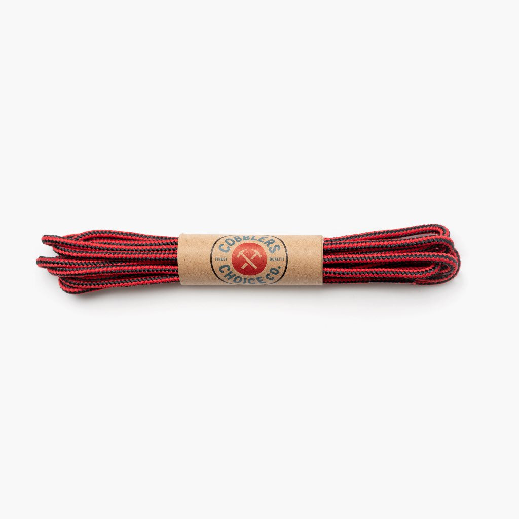 Premium Kevlar® Blend Shoelaces - High Strength & Durable Red Laces for Work Boots, Hiking Shoes & Tactical Footwear | Ideal for Outdoor, Construction & Military Use