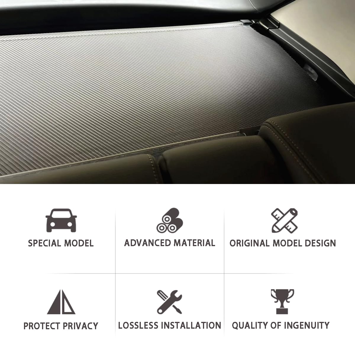 2023-2025 Honda HRV Cargo Cover - No Gap Trunk Security Cover, Retractable Shade & Privacy Screen for Rear Storage Protection | Perfect for Travel, Camping & Daily Commute