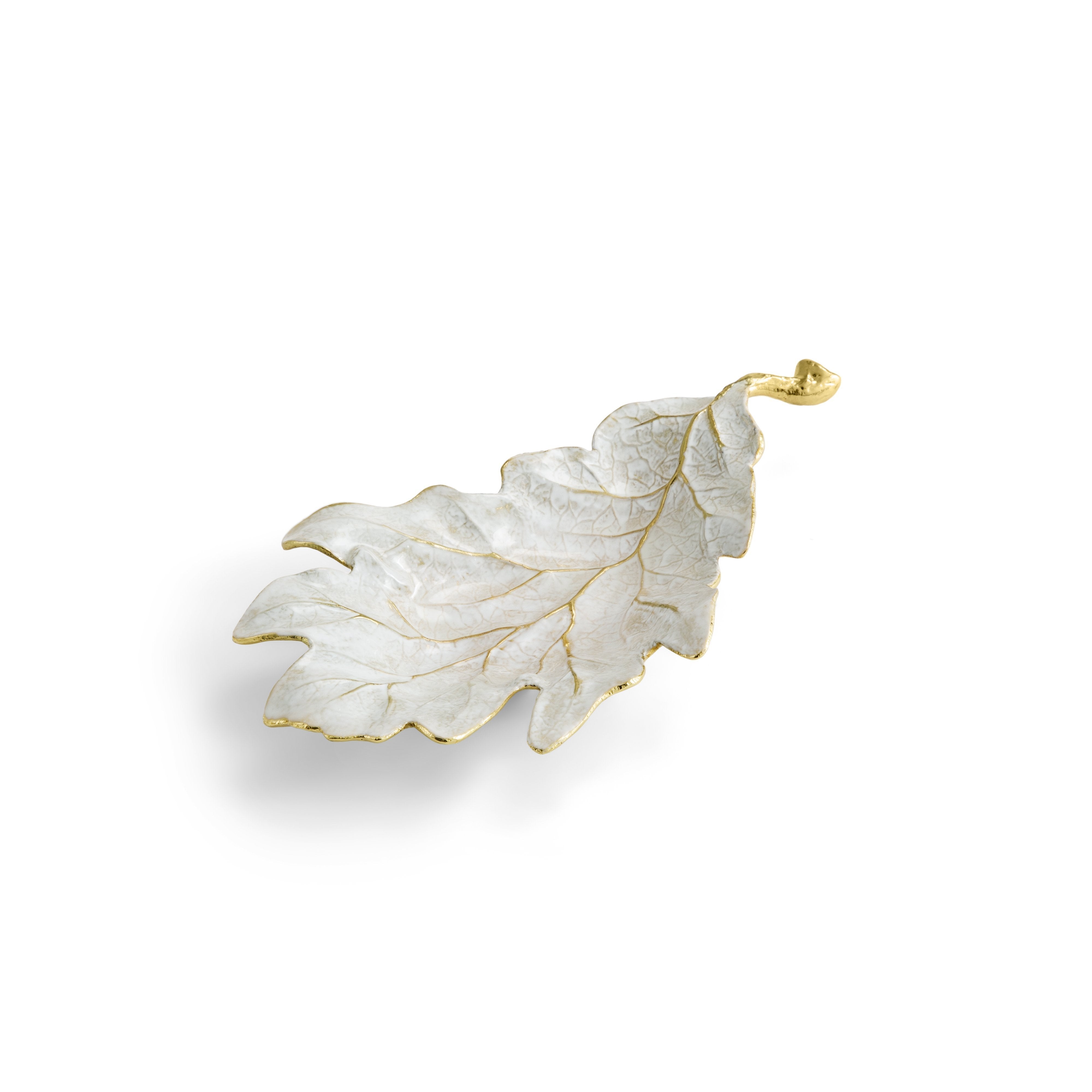 Premium Red Oak Leaf-Shaped Serving Dish - Elegant Fall & Winter Tableware for Holiday Dinners, Thanksgiving Decor, and Seasonal Centerpieces