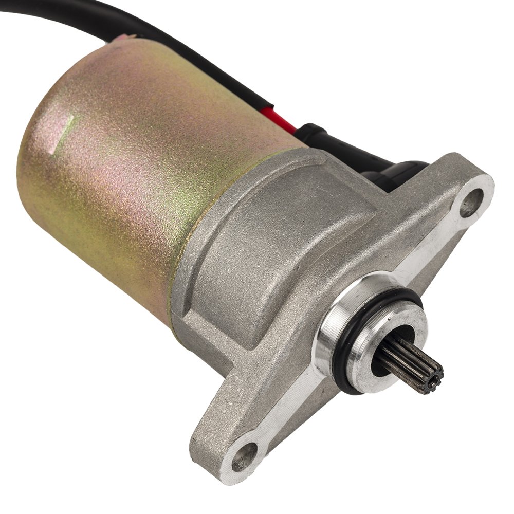 HIFROM Gy6 49cc 50cc 60cc 72cc 139QMB Scooter Moped Electric Starter Motor - 10 Teeth Replacement Part for 4-Stroke Engines - Perfect for Honda, Yamaha, and Chinese Scooters - DIY Repair & Maintenance