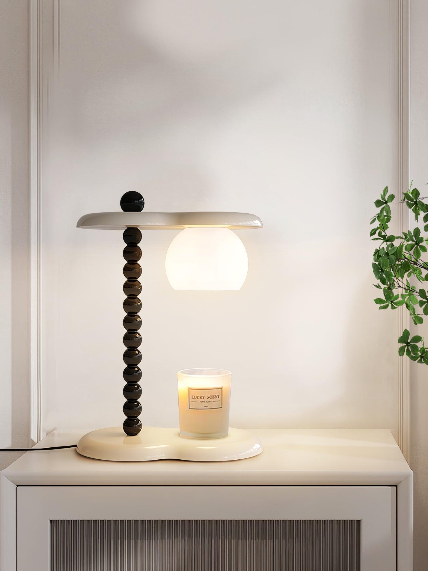Everalda Modern Metal Table Lamp - Adjustable Brightness, Vintage Industrial Design for Living Room, Bedroom, or Office Desk Lighting