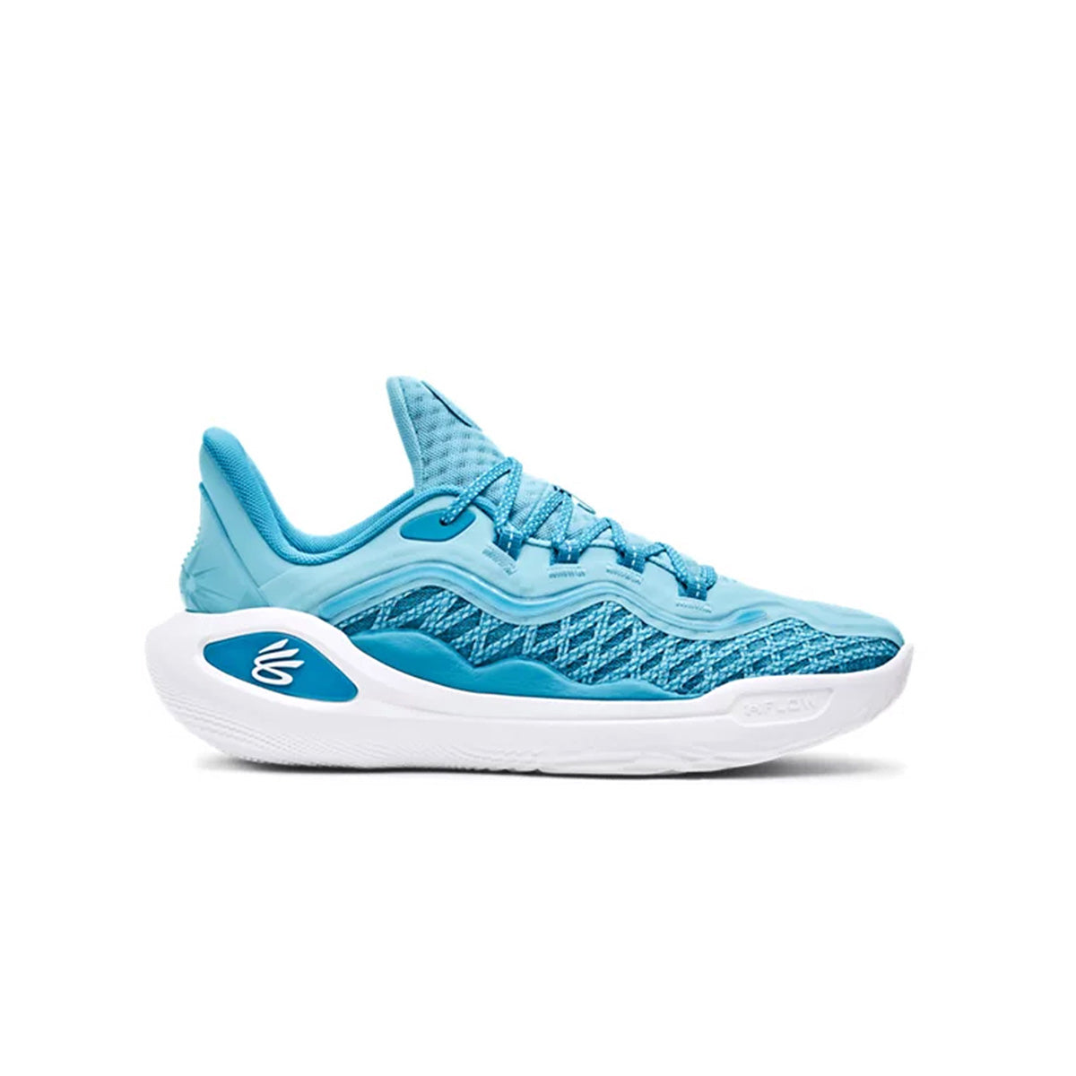 Curry Flow 11 Basketball Shoes for Kids - Sky Blue Color | High-Performance Youth Basketball Sneakers for Indoor & Outdoor Court Play