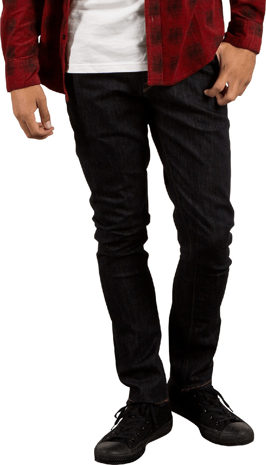 2X4 Skinny Fit Jeans for Men - Rinse Wash Slim Tapered Denim Pants | Comfortable & Stylish | Perfect for Casual Wear, Night Out and Everyday Fashion