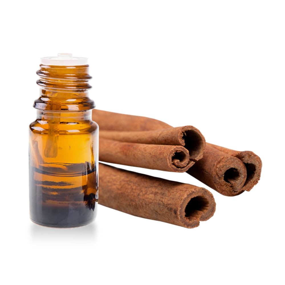 Pure Cinnamon Oil for Baking & Cooking - Food Grade Cinnamon Bark Essential Oil (8 fl oz) - Perfect for Desserts, Candies, Hot Drinks & Aromatherapy
