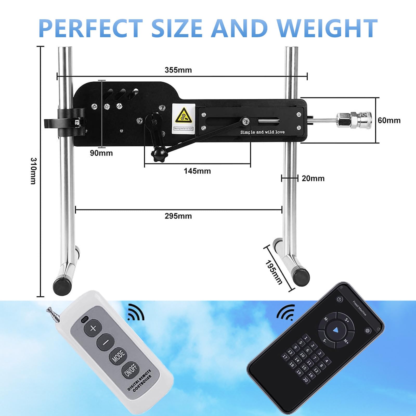Realistic Thrusting Sex Machine for Men & Women - Hands-Free Masturbator Cup with Adjustable Angle & Speed Control - Lifelike Dildo for Solo Play & Couples Use - Perfect for Bedroom Fun & Discreet Pleasure