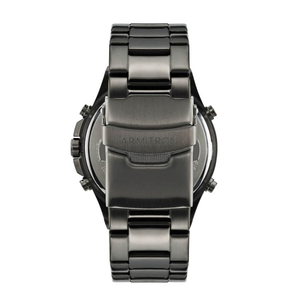 Armitron Sport Men's Analog-Digital Bracelet Watch with Date Display - Water Resistant, Durable Stainless Steel Band - Perfect for Running, Swimming & Outdoor Activities (Model 20/5347)
