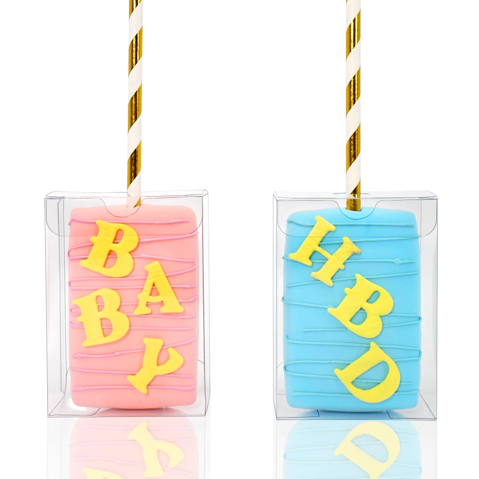35pcs Clear Rice Krispie Treat Boxes 3.5