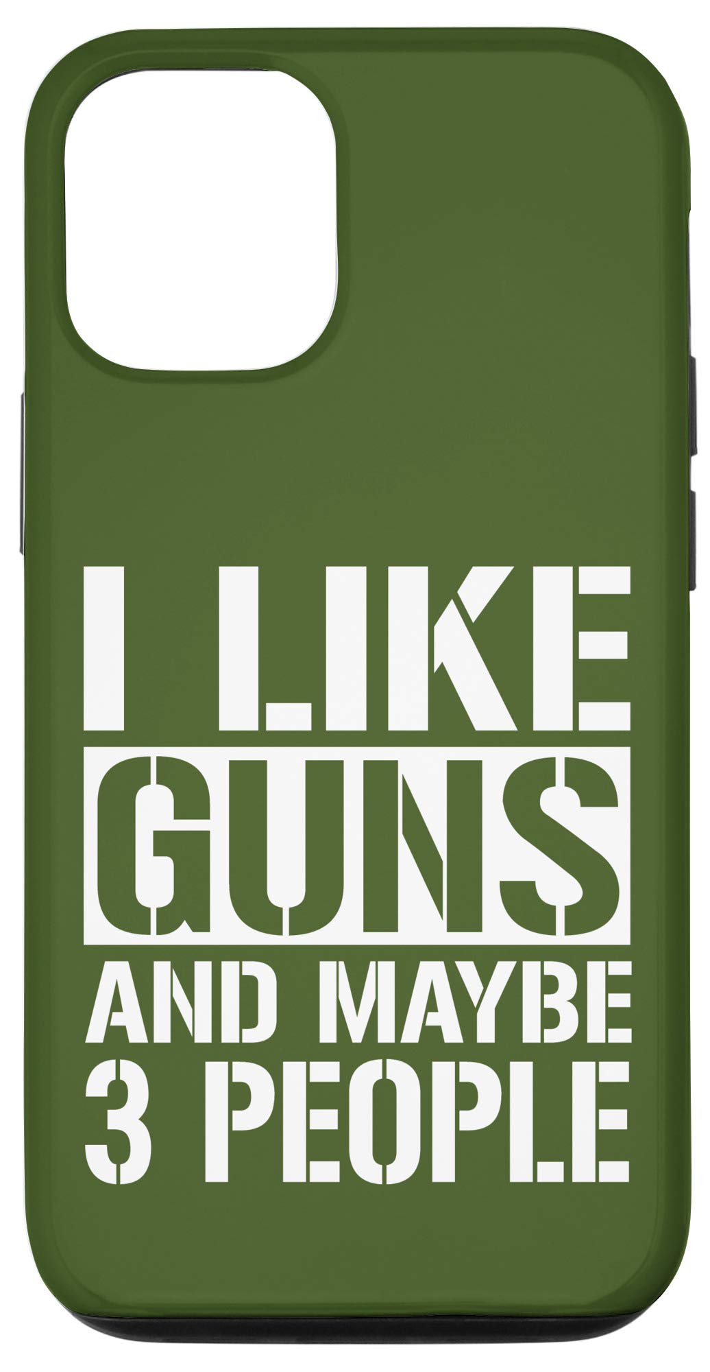 iPhone 12/12 Pro Gun Enthusiast Case - Perfect Gift for Men & Women Who Love Guns - Durable Protective Phone Cover for Hunting, Shooting Range & Outdoor Activities