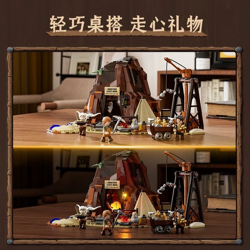 Funhwole F9077 Mine Camp Toy Set - Exciting Construction & Mining Playset for Kids - Perfect for Imaginative Play, Birthday Gifts & STEM Learning (Great for Indoor/Outdoor Adventures)