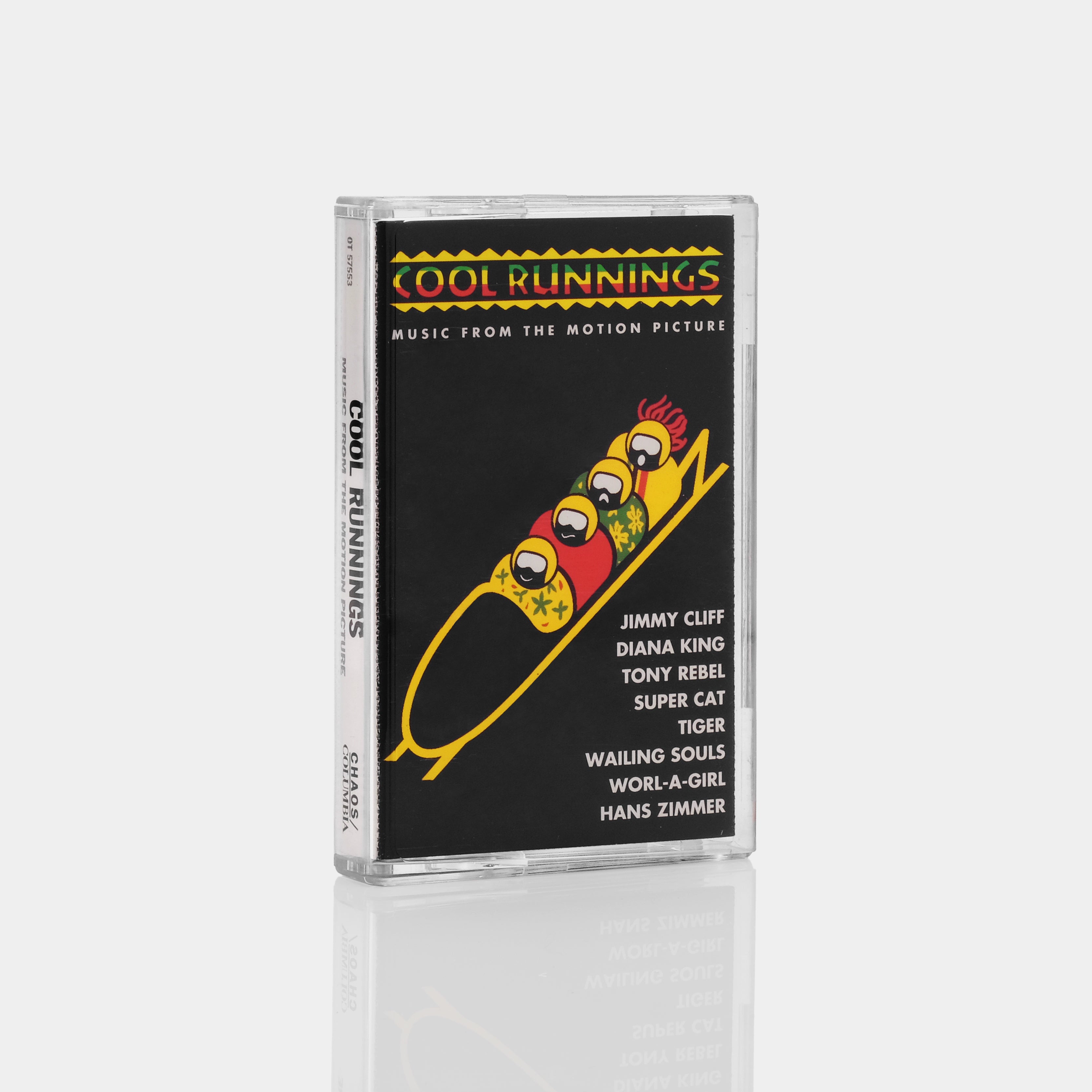 Cool Runnings Original Motion Picture Soundtrack Cassette Tape - 90s Movie Music for Collectors, Vintage Audio Enthusiasts & Jamaican Reggae Fans - Perfect for Nostalgic Listening, Retro Decor & Music Collections