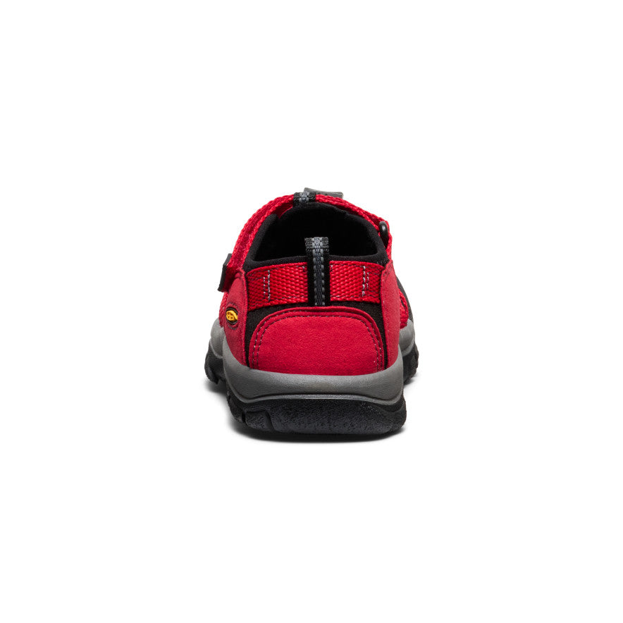 Newport H2 Kids Sandals with Ribbon Red/Gargoyle Design - Comfortable & Durable for Beach, Pool, and Outdoor Play