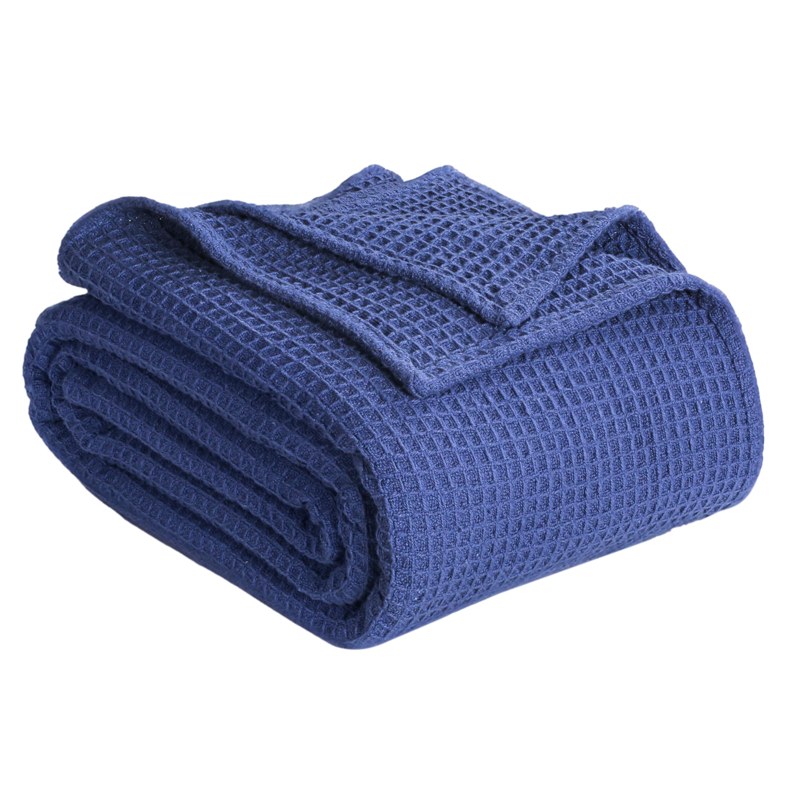 Premium Cotton Waffle Weave Blanket - Ultra Soft Bedding for All Seasons | Perfect for Bed, Sofa, and Cozy Home Decor