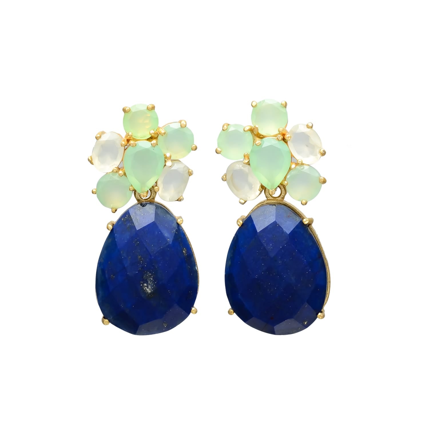 After Sunset Drop Earrings for Women - Elegant Dangle Earrings with Crystal Beads | Perfect for Evening Parties, Weddings & Date Nights